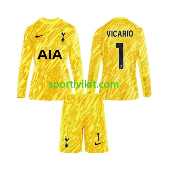 Completo da calcio Bambini Tottenham Hotspur Portiere Vicario 1 Maglia Prima 2024-2025 Manica Lunga Completo da calcio Bambini Tottenham Hotspur Portiere Vicario 1 Maglia Prima 2024-2025 Manica Lunga