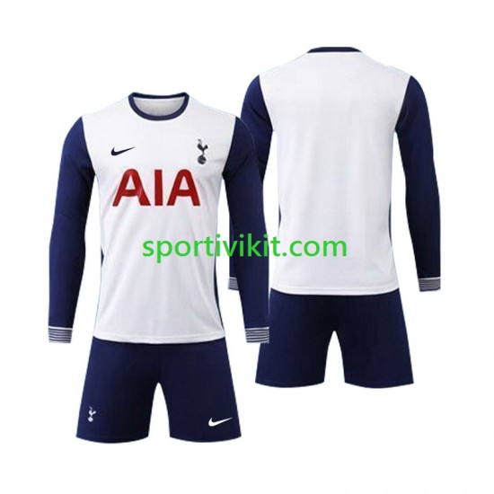 Completo da calcio Bambini Tottenham Spurs Maglia Prima 2024-2025 Manica Lunga Completo da calcio Bambini Tottenham Spurs Maglia Prima 2024-2025 Manica Lunga