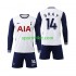 Completo da calcio Bambini Tottenham Spurs Gray 14 Maglia Prima 2024-2025 Manica Lunga