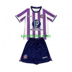 Completo da calcio Bambini Toulouse Maglia Prima 2023-2024 Manica Corta