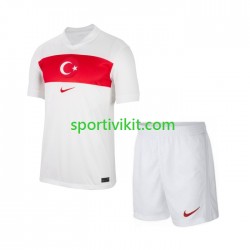 Completo da calcio Bambini Turchia Maglia Prima Euro 2024 Manica Corta
