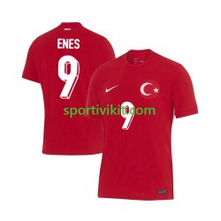 Turchia Enes Unal 9 Uomo Maglia Seconda Euro 2024 Manica Corta
