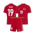 Completo da calcio Bambini Turchia Kenan Yıldız 19 Maglia Seconda Euro 2024 Manica Corta