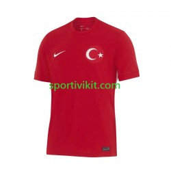Turchia Rosso Uomo Maglia Seconda Euro 2024 Manica Corta