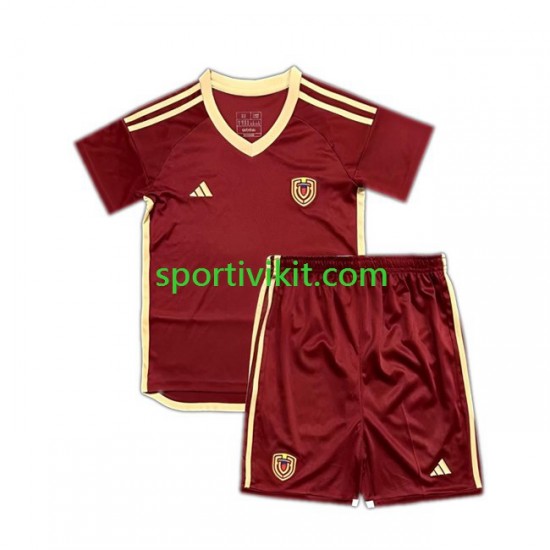Completo da calcio Bambini Venezuela Copa America Maglia Prima 2024 Manica Corta Completo da calcio Bambini Venezuela Copa America Maglia Prima 2024 Manica Corta