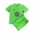 Completo da calcio Bambini VfL Wolfsburg Maglia Prima 2023-2024 Manica Corta