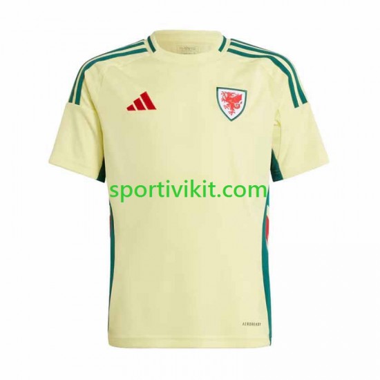 Galles Uomo Maglia Seconda 2024 Manica Corta