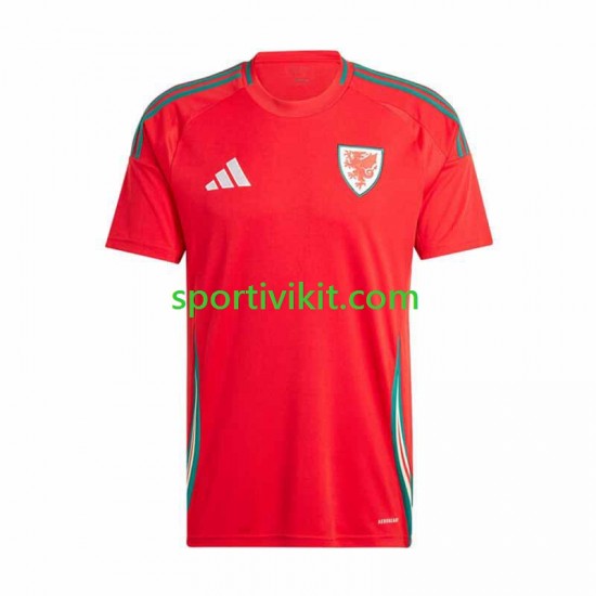 Galles Uomo Maglia Prima 2024 Manica Corta Galles Uomo Maglia Prima 2024 Manica Corta