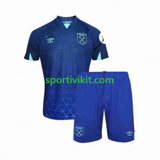Completo da calcio Bambini West Ham United Maglia Terza 2023-2024 Manica Corta Completo da calcio Bambini West Ham United Maglia Terza 2023-2024 Manica Corta