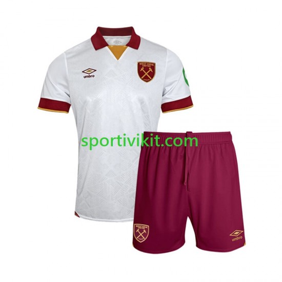 Completo da calcio Bambini West Ham United Maglia Terza 2024-2025 Manica Corta Completo da calcio Bambini West Ham United Maglia Terza 2024-2025 Manica Corta