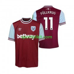 West Ham United FULLKRUG 11 Uomo Maglia Prima 2024-2025 Manica Corta
