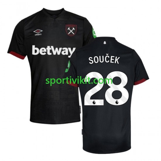 West Ham United SOUCEK 28 Uomo Maglia Seconda 2024-2025 Manica Corta West Ham United SOUCEK 28 Uomo Maglia Seconda 2024-2025 Manica Corta