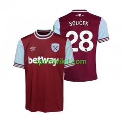 West Ham United SOUCEK 28 Uomo Maglia Prima 2024-2025 Manica Corta
