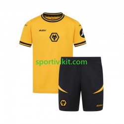 Completo da calcio Bambini Wolverhampton Wanderers Maglia Prima 2024-2025 Manica Corta