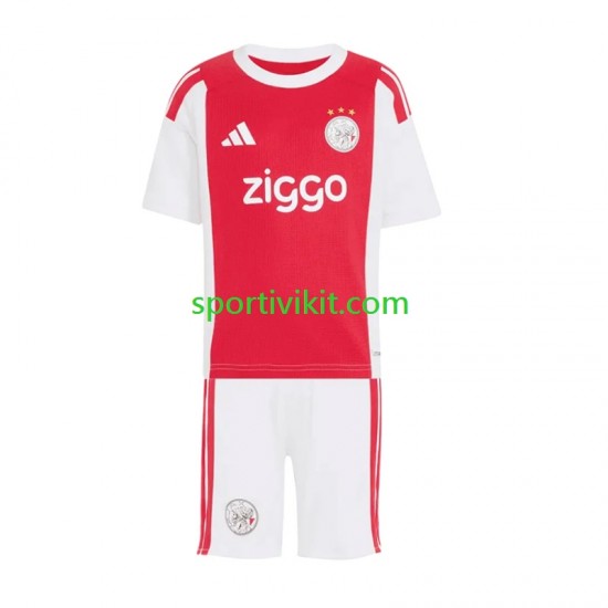 Completo da calcio Bambini AFC Ajax Maglia Prima 2026-2027 Manica Corta