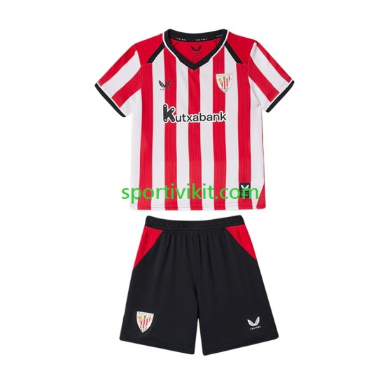 Completo da calcio Bambini Athletic Bilbao Maglia Prima 2026-2027 Manica Corta