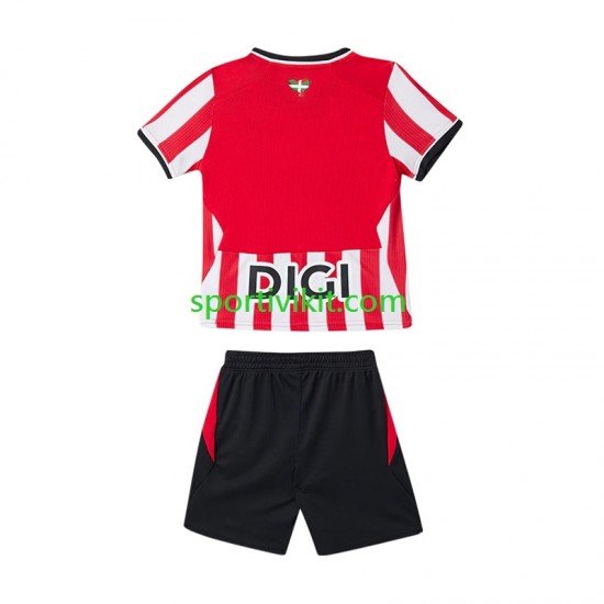 Completo da calcio Bambini Athletic Bilbao Maglia Prima 2026-2027 Manica Corta