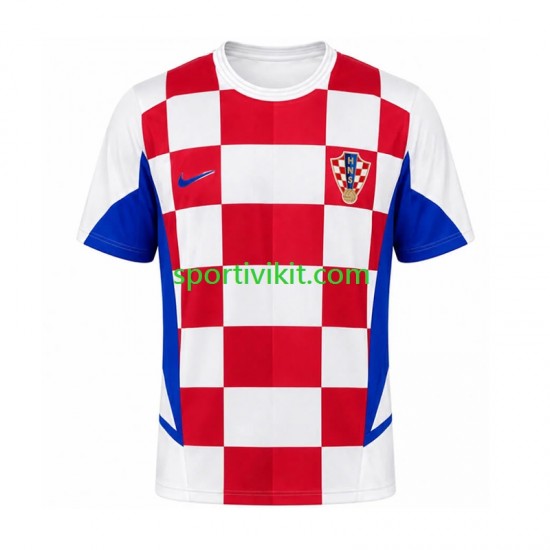Croazia Retro 2002 Uomo Maglia Prima Manica Corta
