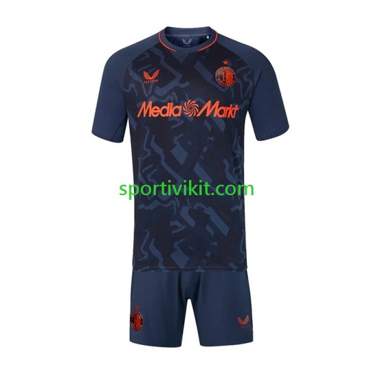 Completo da calcio Bambini Feyenoord Rotterdam Maglia Terza 2026-2027 Manica Corta