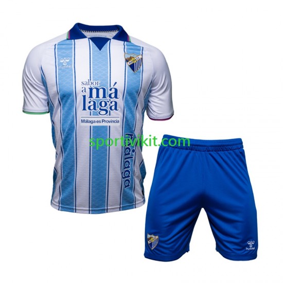 Completo da calcio Bambini Málaga CF Maglia Prima 2026-2027 Manica Corta