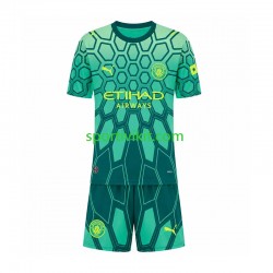 Completo da calcio Bambini Manchester City Portiere Maglia Prima 2026-2027 Manica Corta