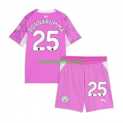 Completo da calcio Bambini Manchester City Portiere Gianluigi Donnarumma Maglia Seconda 2026-2027 Manica Corta