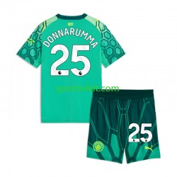 Completo da calcio Bambini Manchester City Portiere Gianluigi Donnarumma Maglia Prima 2026-2027 Manica Corta