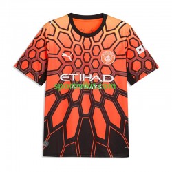 Completo da calcio Bambini Manchester City Portiere Gianluigi Donnarumma Maglia Terza 2026-2027 Manica Corta