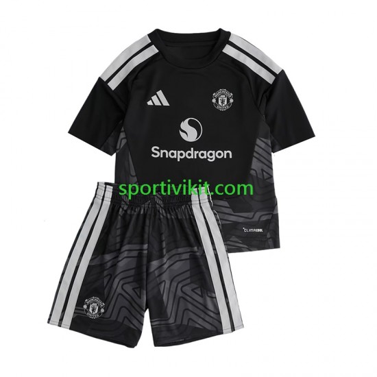 Completo da calcio Bambini Manchester United Portiere Maglia Prima 2026-2027 Manica Corta