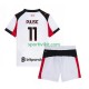 Completo da calcio Bambini AC Milan Christian Pulisic 11 Maglia Seconda 2025-2026 Manica Corta