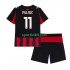 Completo da calcio Bambini AC Milan Christian Pulisic 11 Maglia Prima 2025-2026 Manica Corta