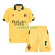 Completo da calcio Bambini AC Milan Christian Pulisic 11 Maglia Terza 2025-2026 Manica Corta