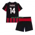 Completo da calcio Bambini AC Milan Modrić Luca 14 Maglia Prima 2025-2026 Manica Corta