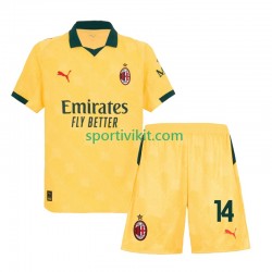 Completo da calcio Bambini AC Milan Modrić Luca 14 Maglia Terza 2025-2026 Manica Corta