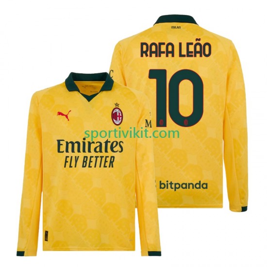 AC Milan Rafael Leao 10 Uomo Maglia Terza 2025-2026 Manica Lunga AC Milan Rafael Leao 10 Uomo Maglia Terza 2025-2026 Manica Lunga