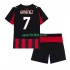 Completo da calcio Bambini AC Milan Santiago Gimenez 7 Maglia Prima 2025-2026 Manica Corta