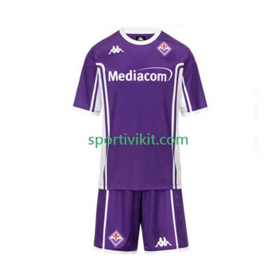 Completo da calcio Bambini ACF Fiorentina Maglia Prima 2025-2026 Manica Corta