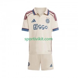 Completo da calcio Bambini AFC Ajax Maglia Terza 2025-2026 Manica Corta