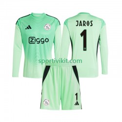 Completo da calcio Bambini AFC Ajax Portiere Vitezslav Jaros 1 Maglia Prima 2025-2026 Manica Lunga