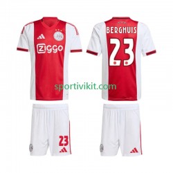 Completo da calcio Bambini AFC Ajax Steven Berghuis 23 Maglia Prima 2025-2026 Manica Corta