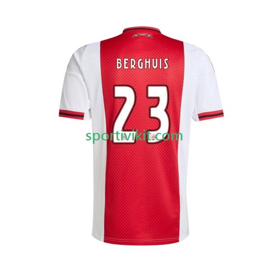 AFC Ajax Steven Berghuis 23 Uomo Maglia Prima 2025-2026 Manica Corta