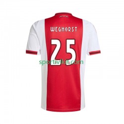 AFC Ajax Wout Weghorst 25 Uomo Maglia Prima 2025-2026 Manica Corta