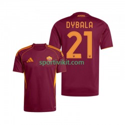AS Roma Dybala 21 Uomo Maglia Prima 2025-2026 Manica Corta
