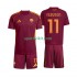 Completo da calcio Bambini AS Roma Evan Ferguson 11 Maglia Prima 2025-2026 Manica Corta