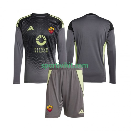 Completo da calcio Bambini AS Roma Portiere Maglia Prima 2025-2026 Manica Lunga