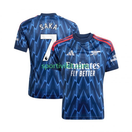 Arsenal Bukayo Saka 7 Uomo Maglia Seconda 2025-2026 Manica Corta