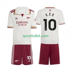 Completo da calcio Bambini Arsenal Eberechi Eze 10 Maglia Terza 2025-2026 Manica Corta