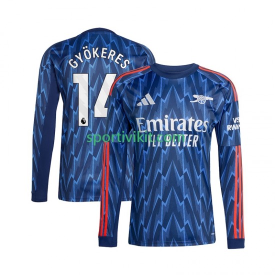 Arsenal Viktor Gyokeres 14 Uomo Maglia Seconda 2025-2026 Manica Lunga