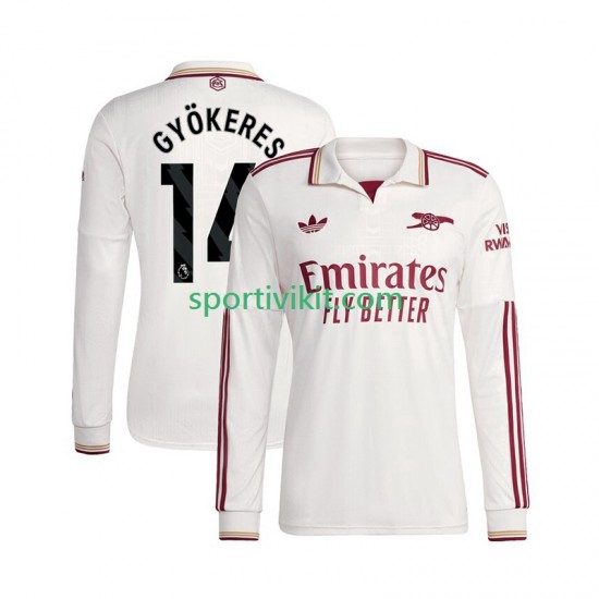 Arsenal Viktor Gyokeres 14 Uomo Maglia Terza 2025-2026 Manica Lunga
