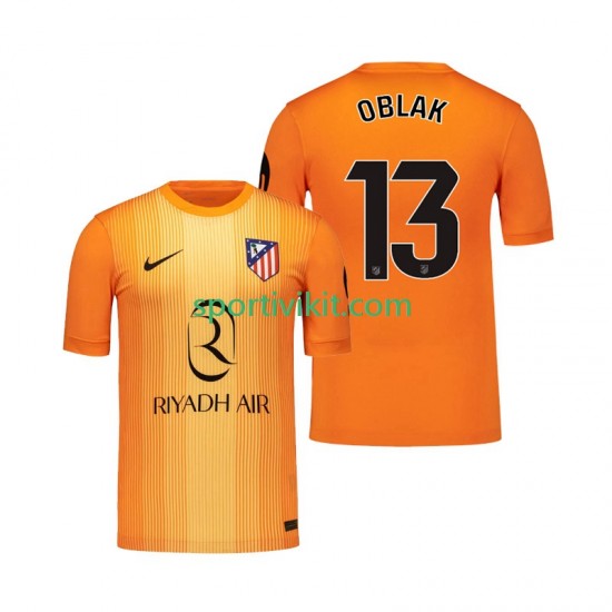 Atlético Madrid Portiere Jan Oblak 13 Uomo Maglia Terza 2025-2026 Manica Corta